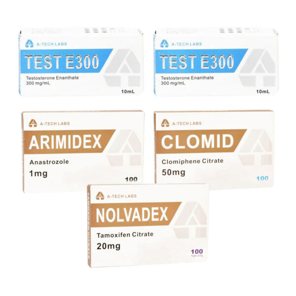 PACK MASS (INJECT) ENANTHATE 300 + PROTECTION + PCT (8 WEEKS) A Tech Labs