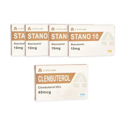 Pack Sèche A Tech Labs Winstrol Clenbuterol Stéroides Oraux 10 Semaines