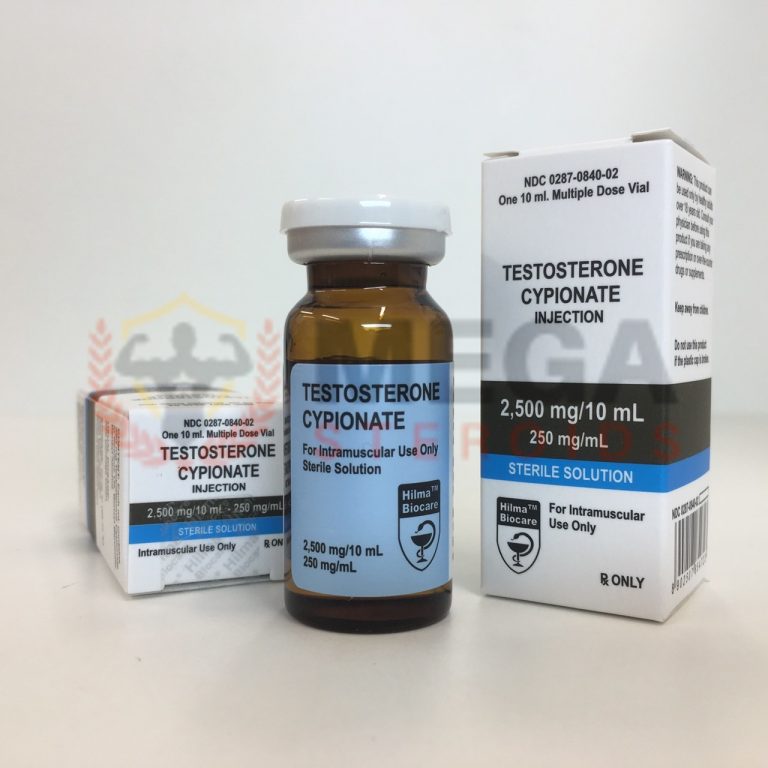 Testosterone Cypionate - 250 mg/ml - 10ml vial - Hilma Biocare