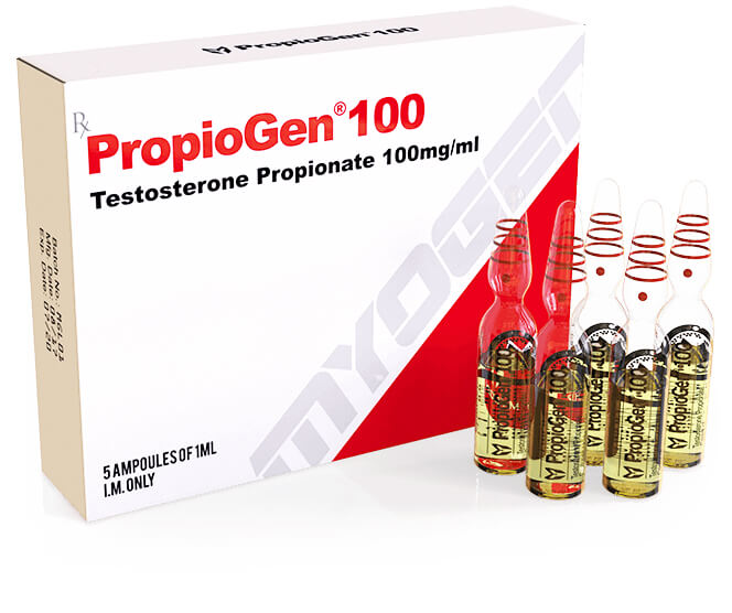 PropioGen 100 (Testosterone Propionate) 100 mg/ml 5 amps of 1ml