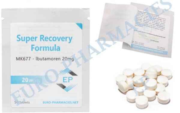 Super recovery (Ibutamoren MK677) 20mg tab 50tabs Euro Pharmacies EU