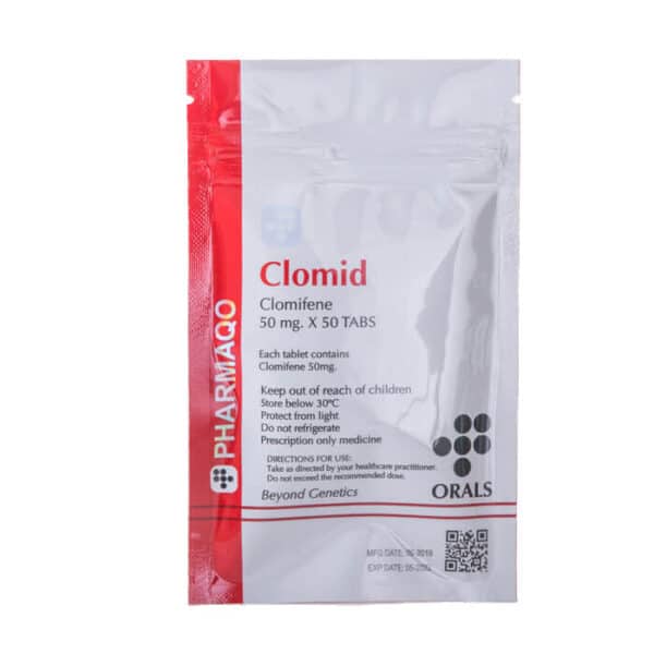 Clomid 50mg x 50 Clomifene 50mg tab 50 tabs Pharmaqo Labs 41E