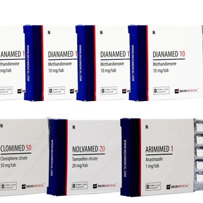 2 Bulking Pack Oral 6 weeks Dianabol Protection PCT Deus Medical
