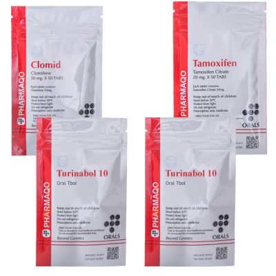 2 DRY MUSCLE PACK ORAL TURINABOL PCT 6 weeks Pharmaqo Labs