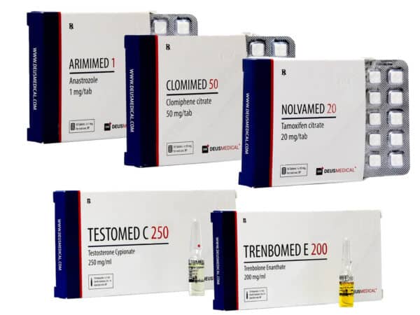 4 LEVEL I lean mass gain pack INJECT TESTOSTERONE CYPIONATE TRENBOLONE ENANTHATE PCT 10 weeks Deus Medical