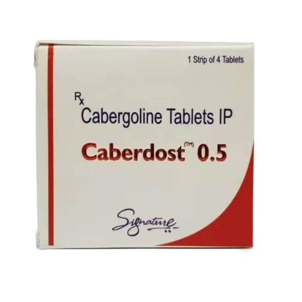 Cabergoline Dostinex 0.5mg 4 pills Signature