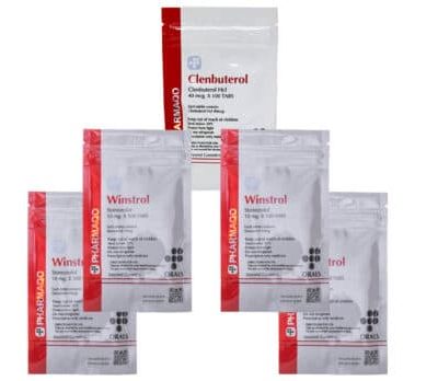 Dry Pack Pharmaqo Labs Winstrol Clenbuterol Oral Steroids 10 Weeks