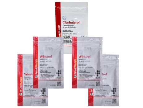 Dry Pack Pharmaqo Labs Winstrol Clenbuterol Oral Steroids 10 Weeks