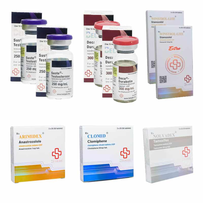 Lean mass pack ORAL INJECT 8 weeks Sustanon Deca Winstrol Beligas World