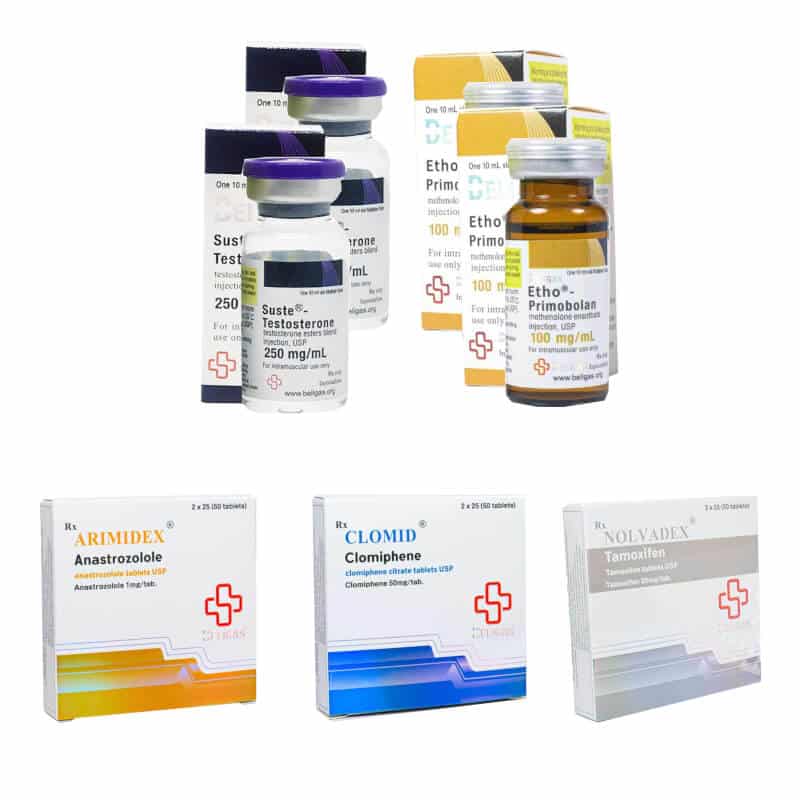 Pack lean mass advanced 8 weeks Sustanon Primobolan Beligas World