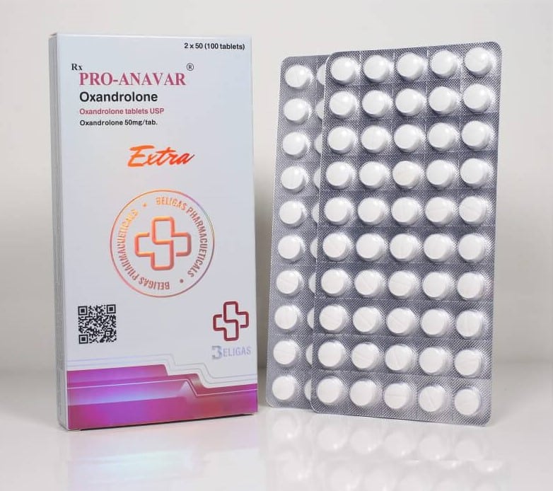 Anavar Pro 50mg 100tabs Beligasinternational