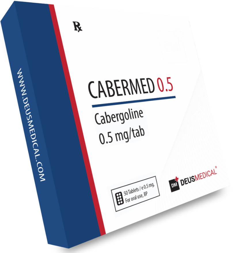 CABERMED 0.5 (Cabergoline) 50tabs de 0.5mg DEUS MEDICAL