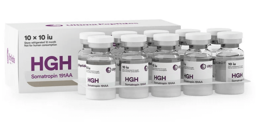 Ultima HGH 10 x 10IU 10 vials x 10 iu UltimaPeptides