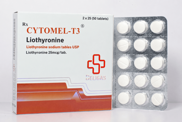 Cytomel T3 (25mcg) - 50tabs - Beligas(world)