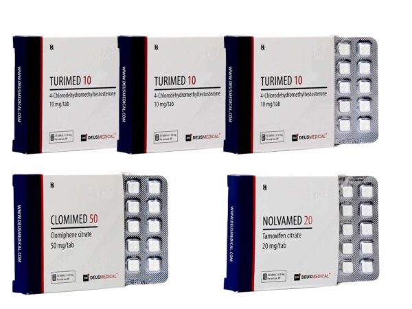 1 LEAN MUSCLE PACK ORAL TURINABOL PCT 6 weeks Deus Medical