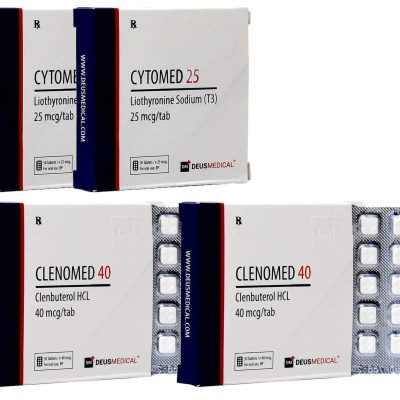 14 Weight loss pack Deus Medical CLENBUTEROL T3 8 weeks
