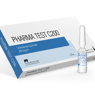 Pharmatest C 200 Ampoules (10 x 1 ml x 200 mg) - PHARMACOM