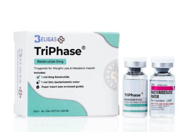 Retatrutide 5 mg (Retatrutide 5 mL vial + 3mL bac water) - Beligas(international)