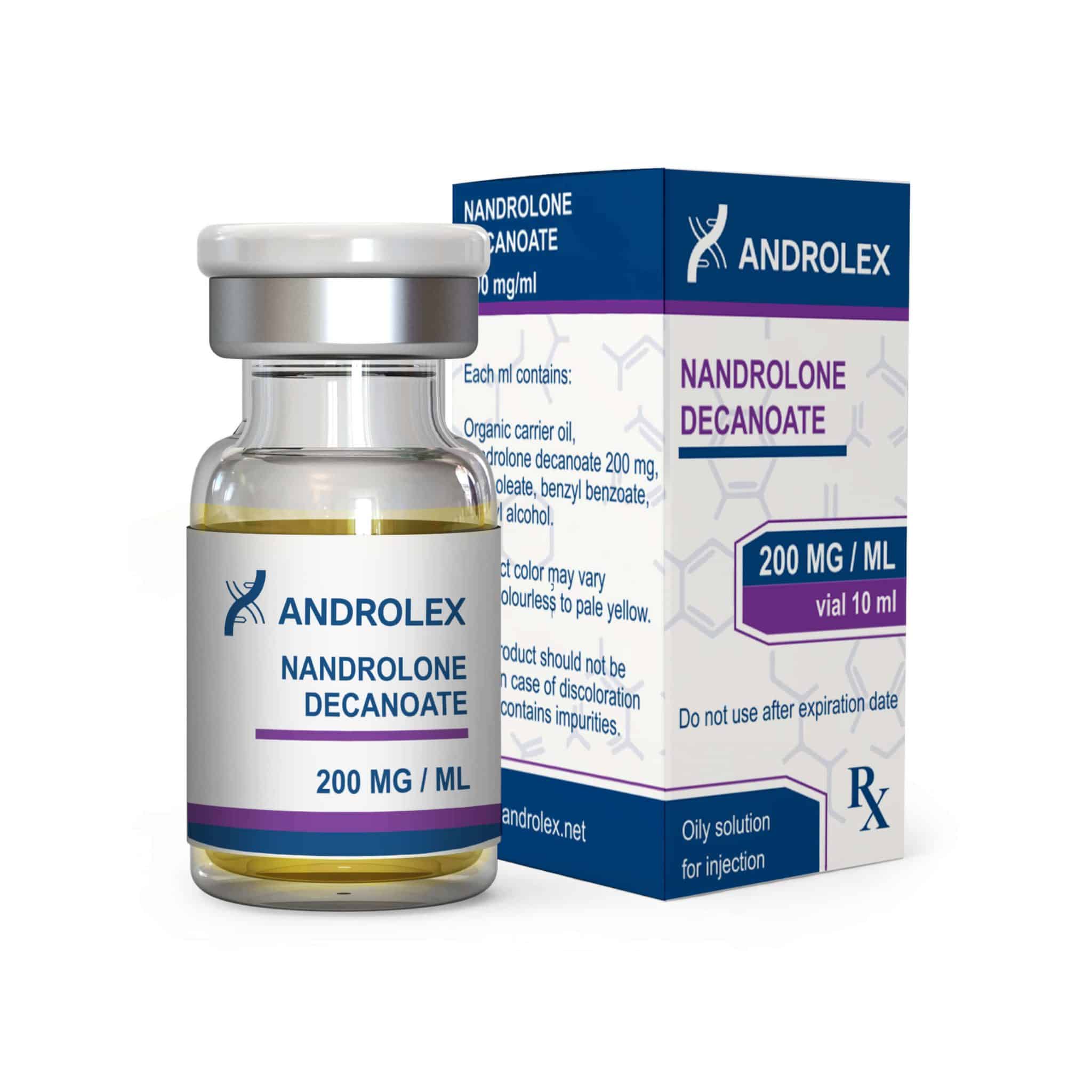 Nandrolone decanoate 200 mg/ml vial- ANDROLEX