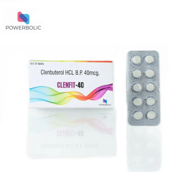 CLENFIT 40 MG - Clenbuterol HCl 40mcg 100 Tabs - POWERBOLIC