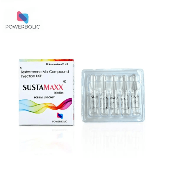 SUSTAMAXX AMP - Testosterone Mix Compound 10 Amps - POWERBOLIC