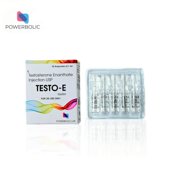 TESTO E AMP - Testosterone Enanthate USP 250mg 10 Amps - POWERBOLIC