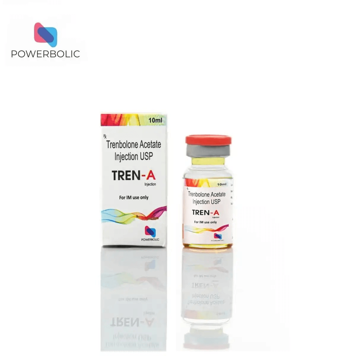 TREN A 10 ML - Trenbolone Acetate USP 100mg 10 ml Vial - POWERBOLIC